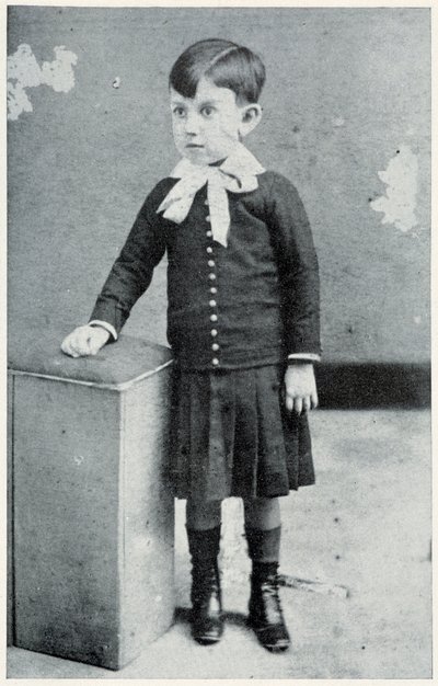 Pablo Picasso, at Four Years of Age by Spanish Photographer